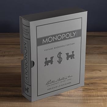 モノポリー 英語版 レトロ風　VINTAGE BOOKSHELF EDITION Monopoly Vintage Bookshelf Edition